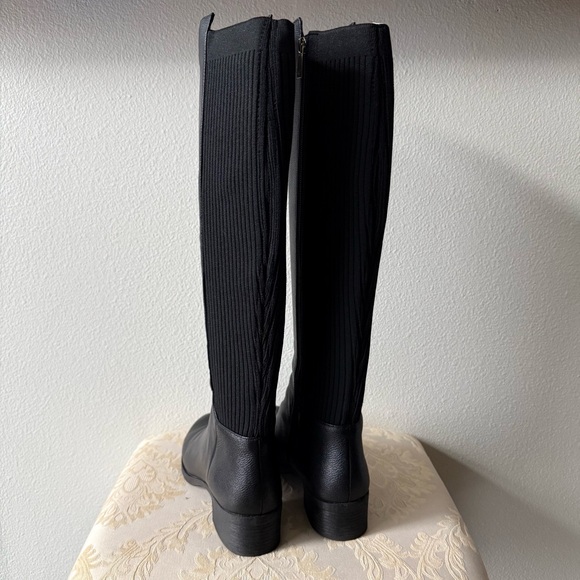 Black Knee-High Women's Boots - Kenneth Cole Levon Boot - Picture 6 of 10